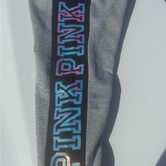 RARE HTF VS PINK Fashion Show Mermaid Bling Sweatpant Joggers - Picture 7 of 15